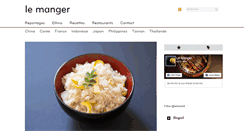 Desktop Screenshot of lemanger.fr